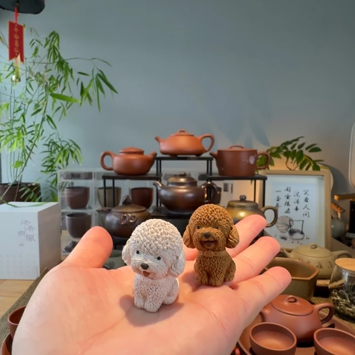 茶叶罐紫砂旺财小泰迪