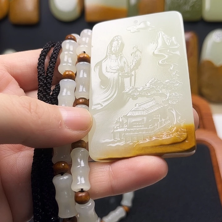 君***兰非金属观音牌的花色