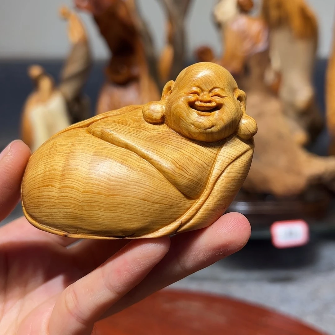 柏木崖柏木手把件摆件