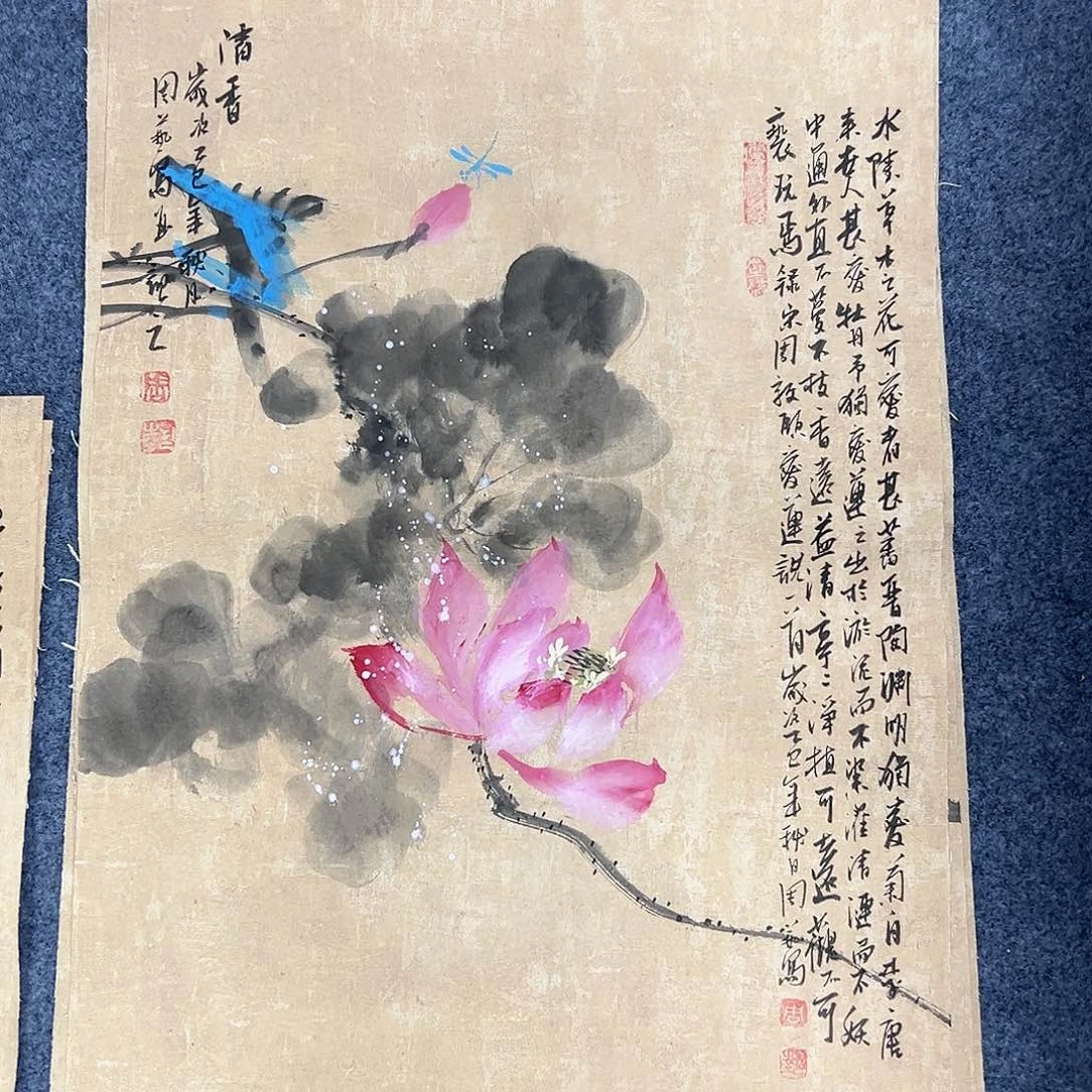 国画国画作品纯手绘作品