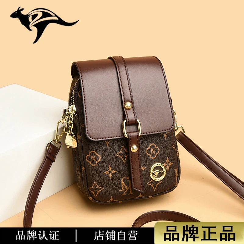 手机包女斜挎女包2025新款时尚百搭单肩包洋气高级质感软皮小包包