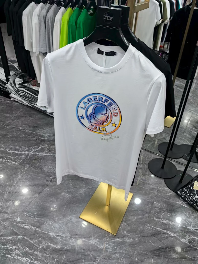 夏季圆领短袖男士简约修身2507