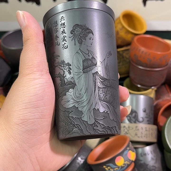 茶杯紫砂全手工紫砂主人杯