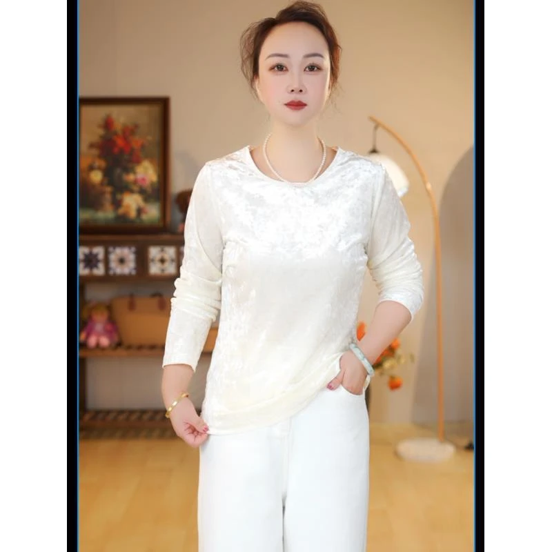 【摇光】百搭长袖显瘦蝴蝶刺绣圆领中国风新中式女装