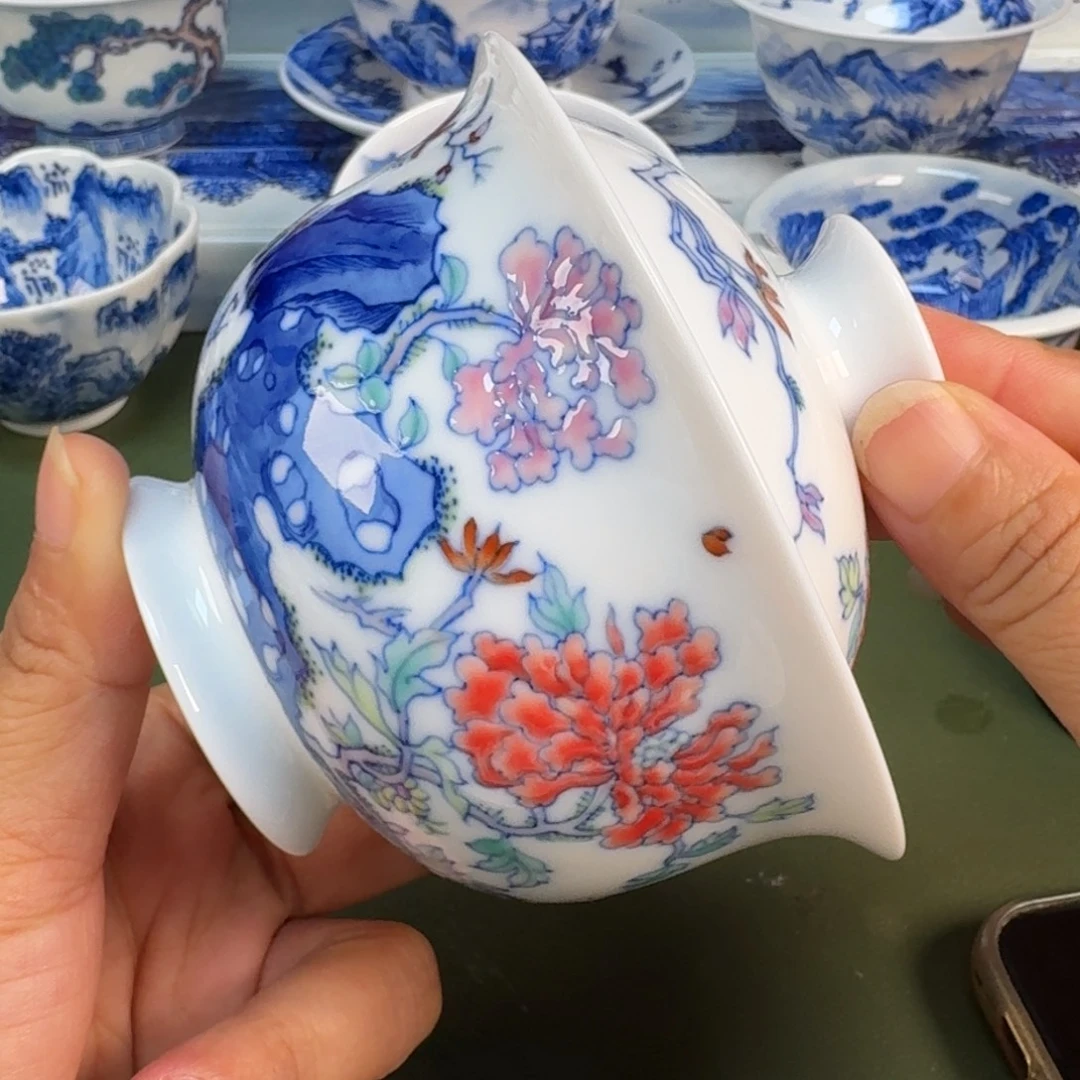 景德镇纯手绘茶具具圆圆291