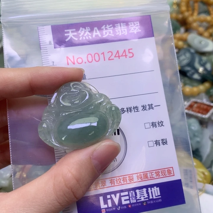 J***家翡翠未镶嵌吊坠(不含链)