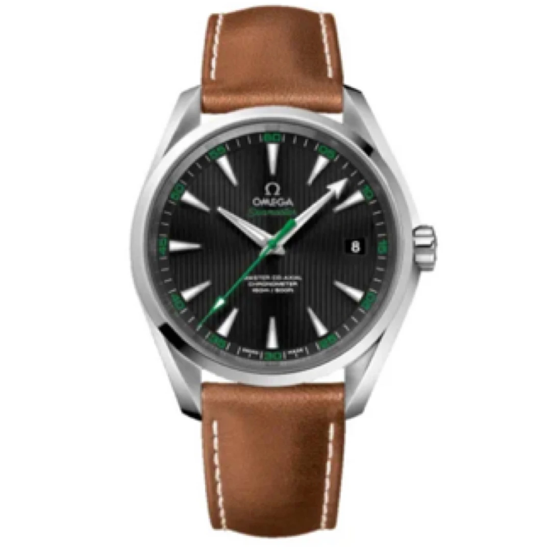 99新 Omega/欧米茄 海马150/高尔夫特别版小绿针/全套/表径41.5mm