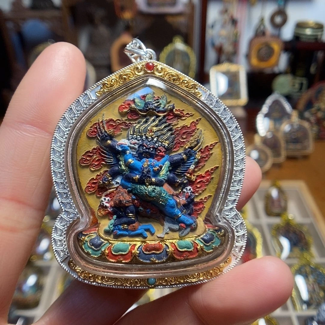 泥塑朱***哥普巴金刚天花板11111111