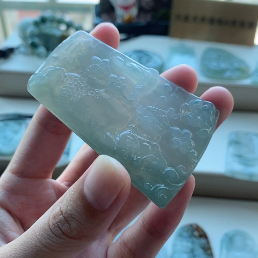 【闪购商品】颈饰未镶嵌翡翠天然缅甸A货翡翠