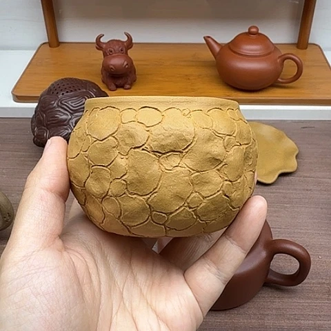 农****段泥茶案全手工供春主人杯