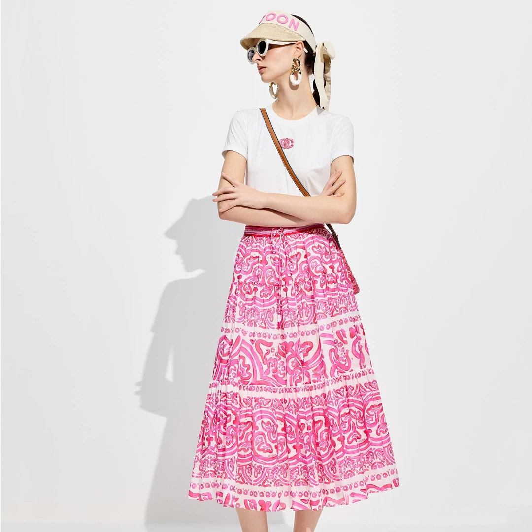 COCOON/可可尼浪漫蝶恋花长半裙25205BC093392130