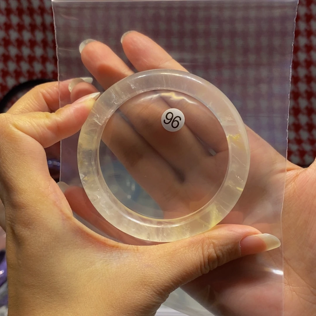 水晶手镯未镶嵌月****啦手镯57