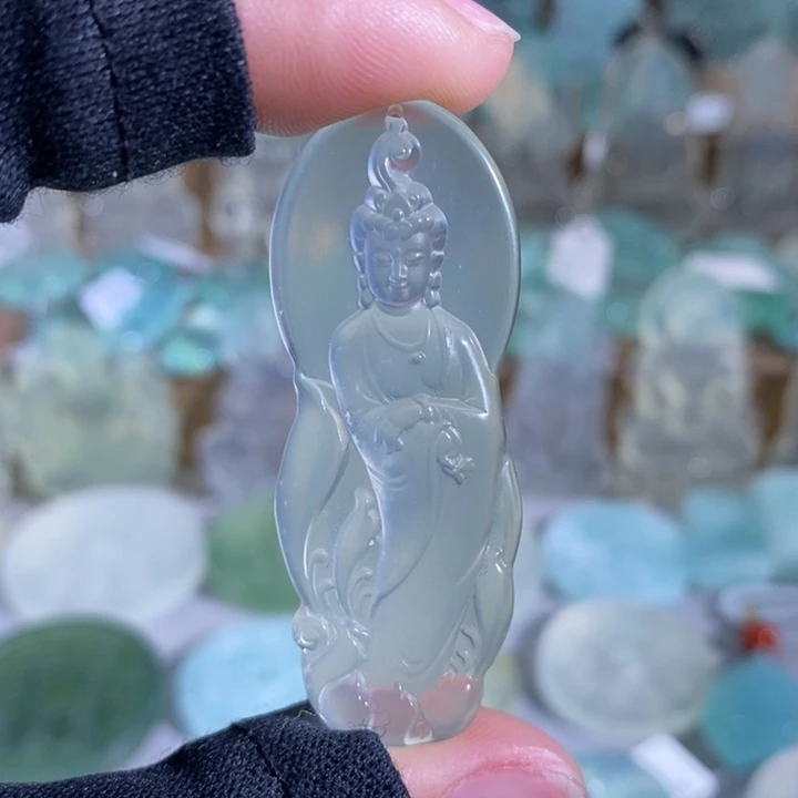 岫玉吊坠未镶嵌吊坠