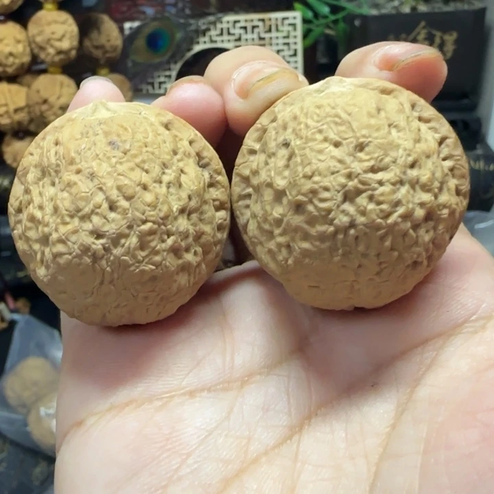 吊坠文玩核桃花好月圆40