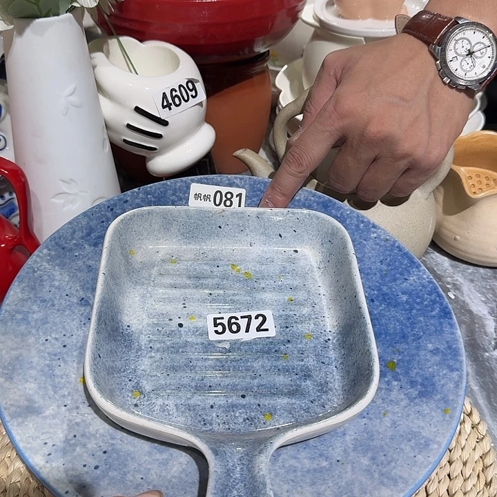 瓷片微瑕陶瓷满15包邮5672