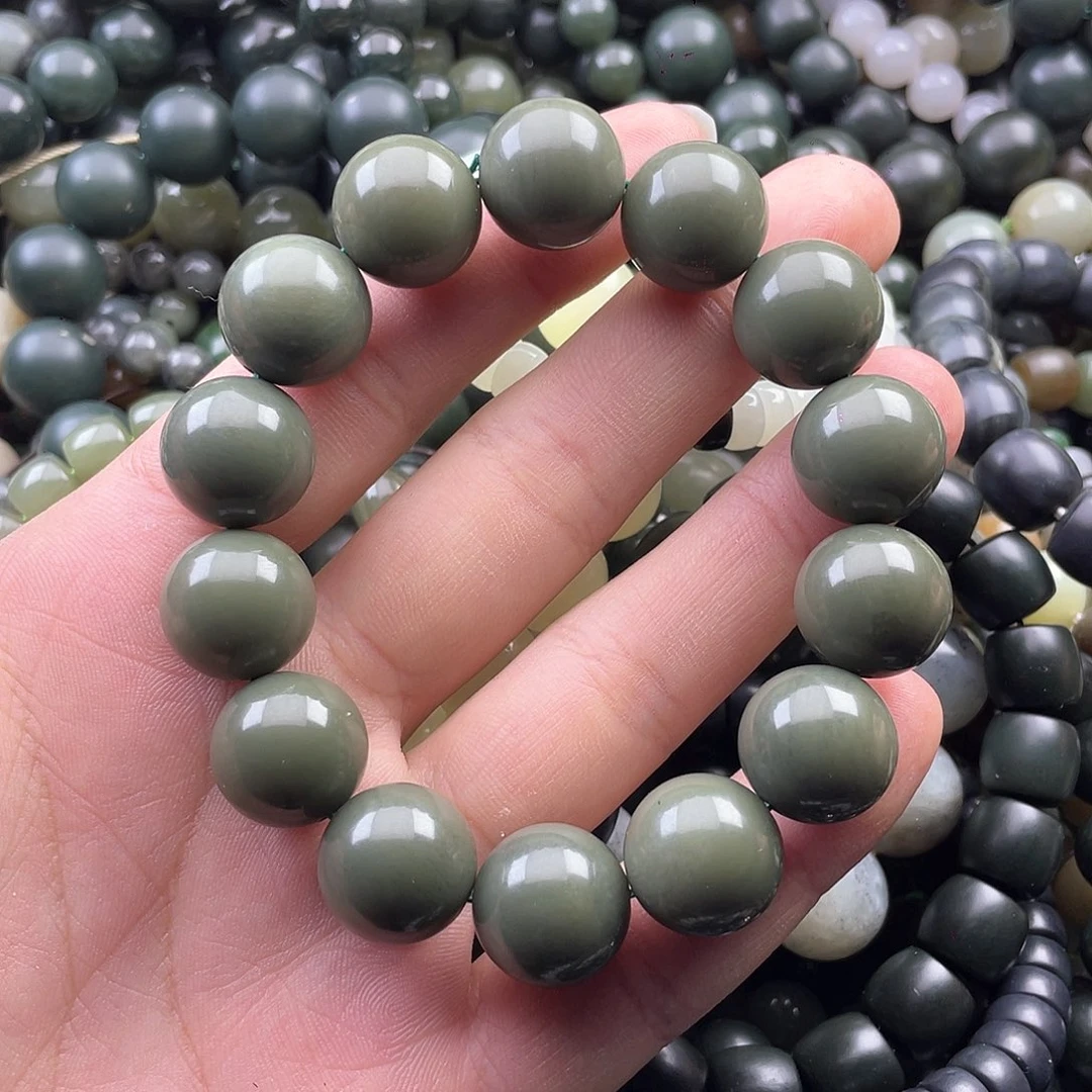 和田玉手串未镶嵌