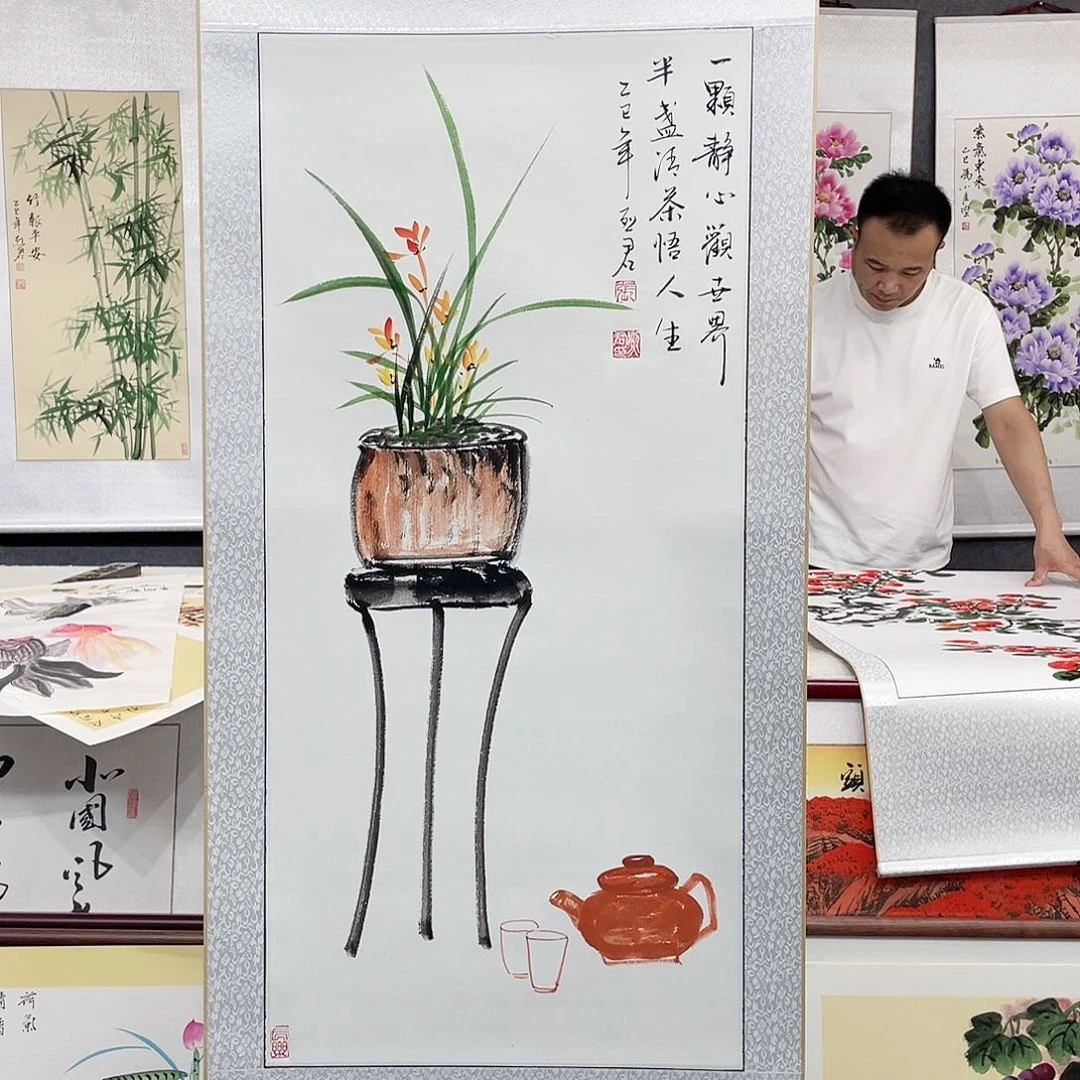 国画手绘画绘画作品