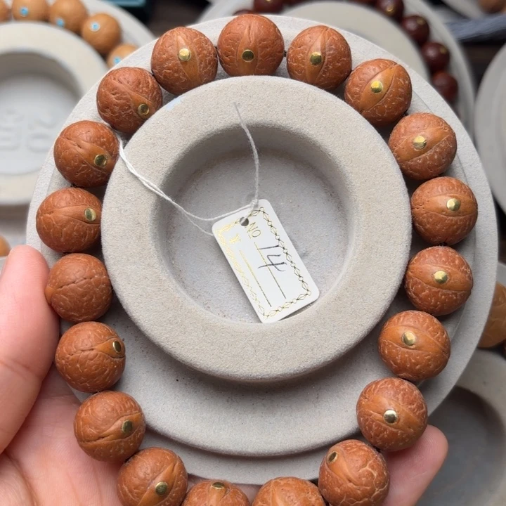 凤眼菩提吊坠巧***情14m m手串