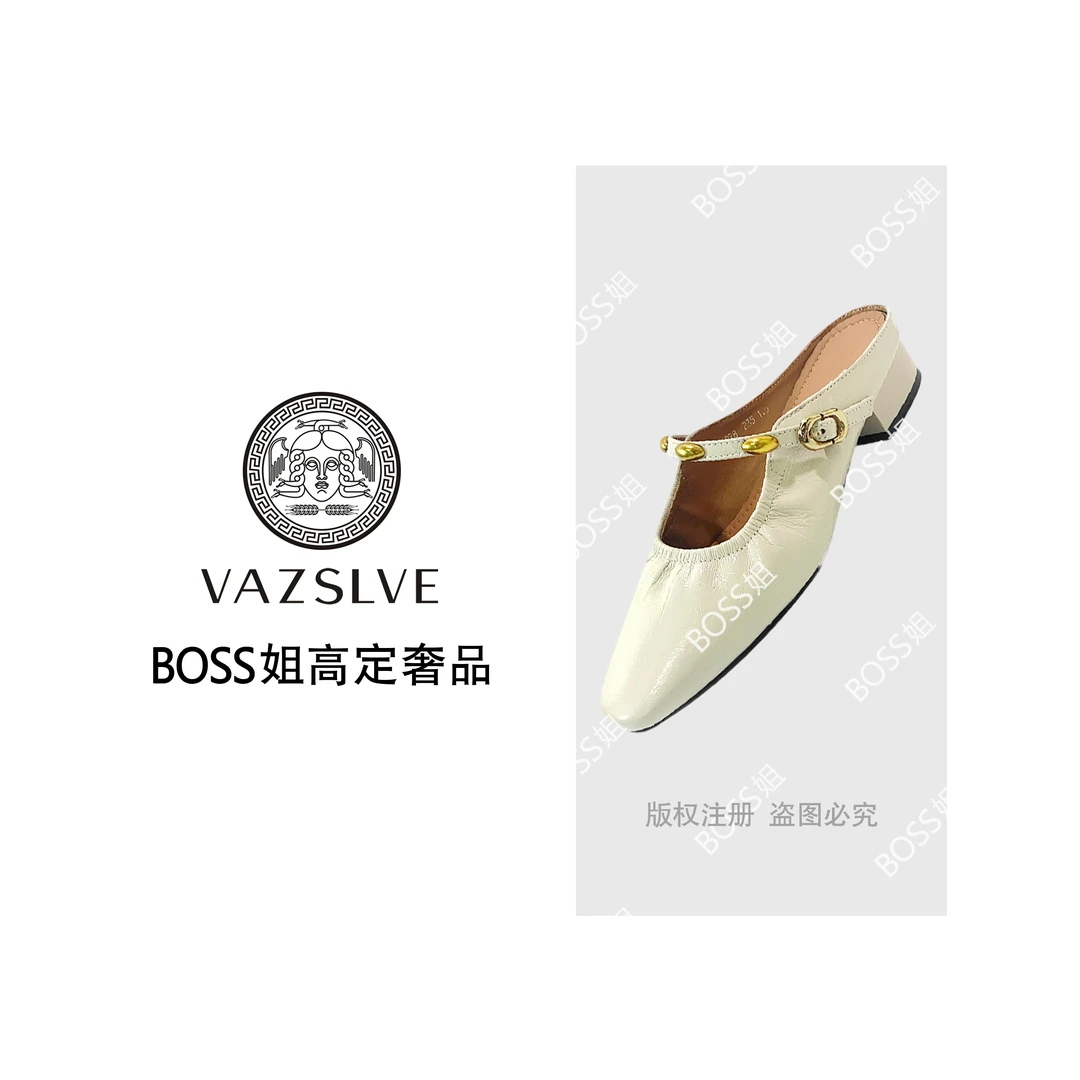 【VAZSLVE/全新奢品】捡漏新款娇蜜意5-1028包头后空半女款半拖鞋