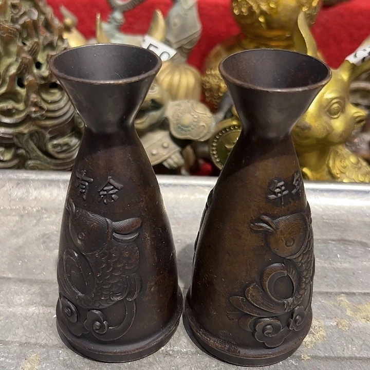 黄铜摆件，文房工艺品摆件