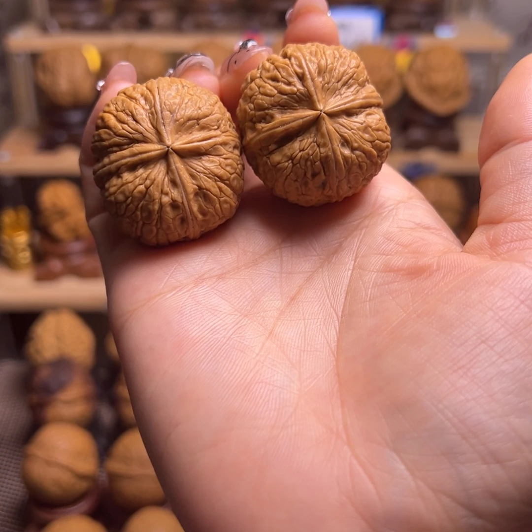 桃核把件元宝四棱H31、35尺