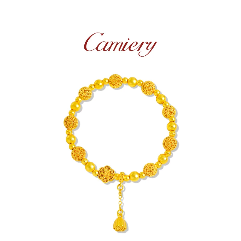 CAMIERY/卡美瑞 气质轻奢花丝球六相花手链