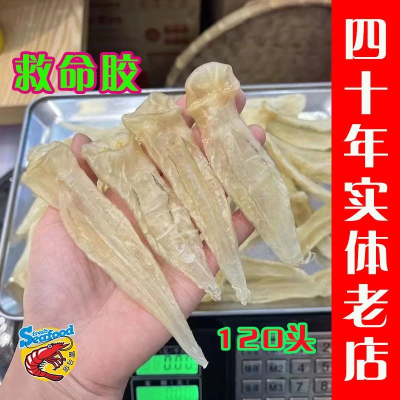 白花胶鱼胶救命胶黄花胶赤嘴胶海味海鲜干货鱼鳝胶海蛇干货泡酒