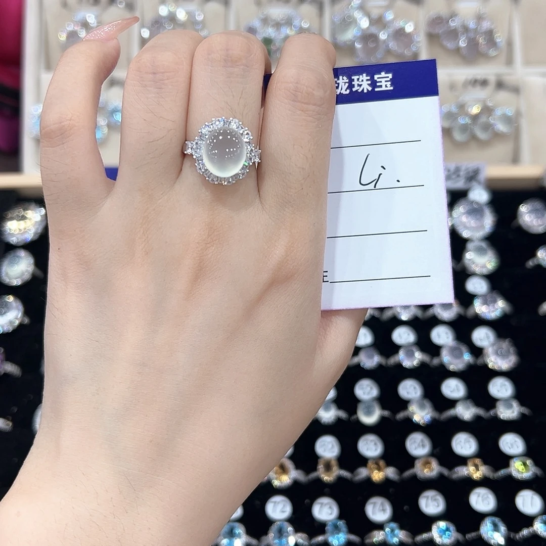 L****银S925镶嵌戒指黄晶