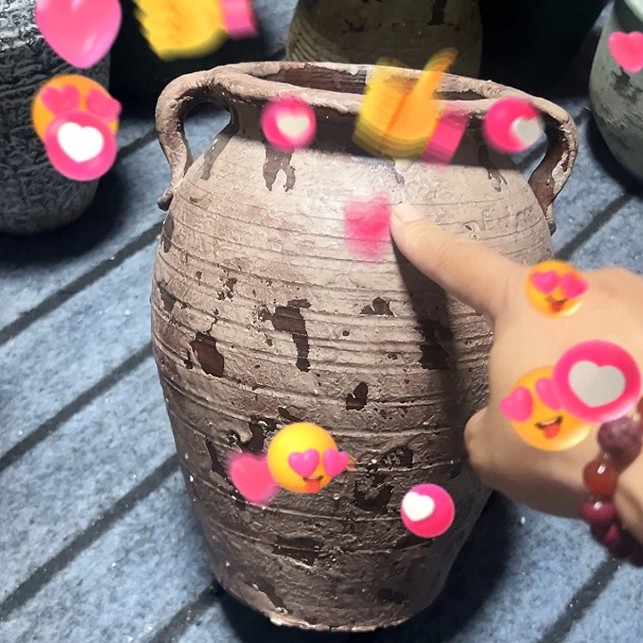 粗陶盆默认打孔高24口13