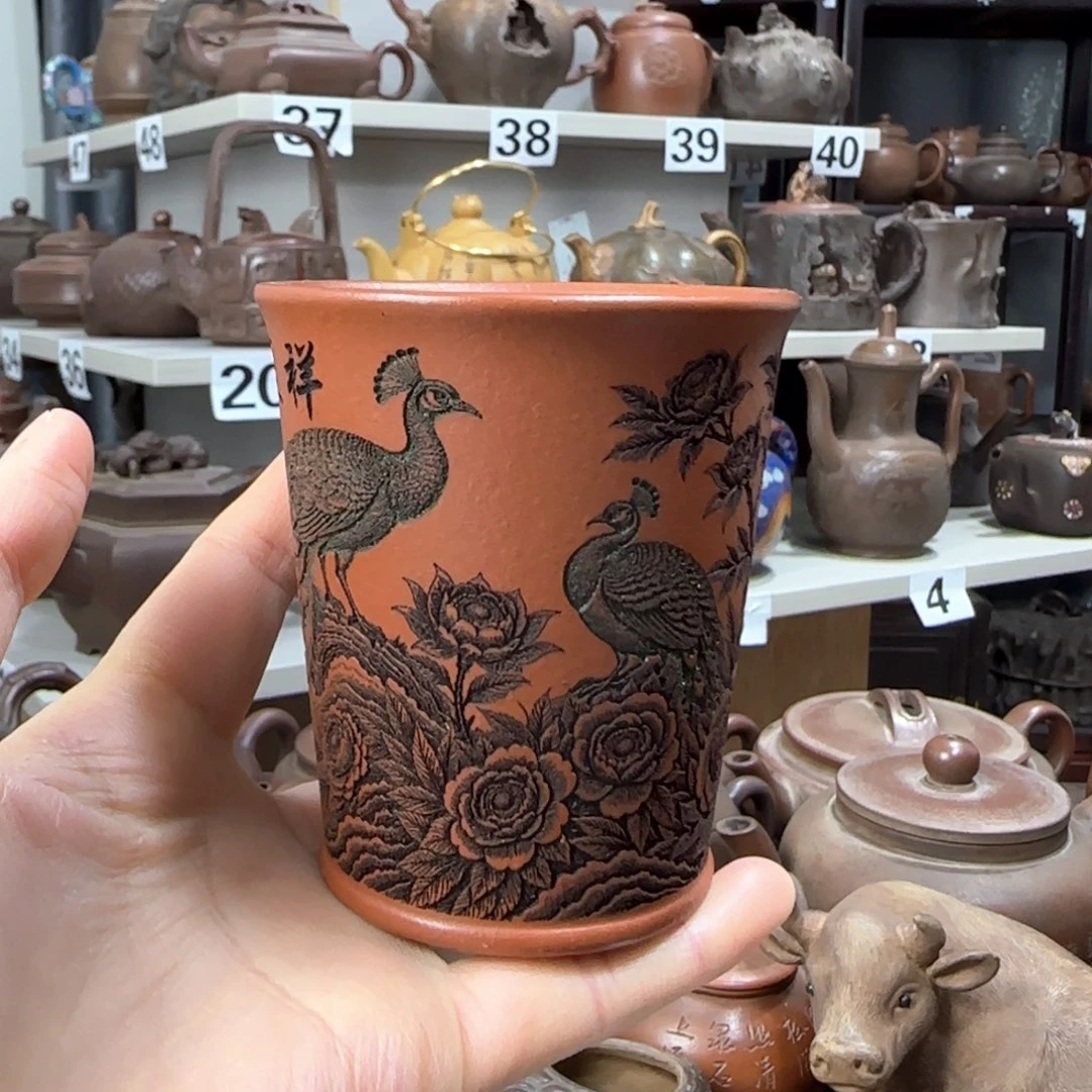 紫砂茶杯紫砂茶杯