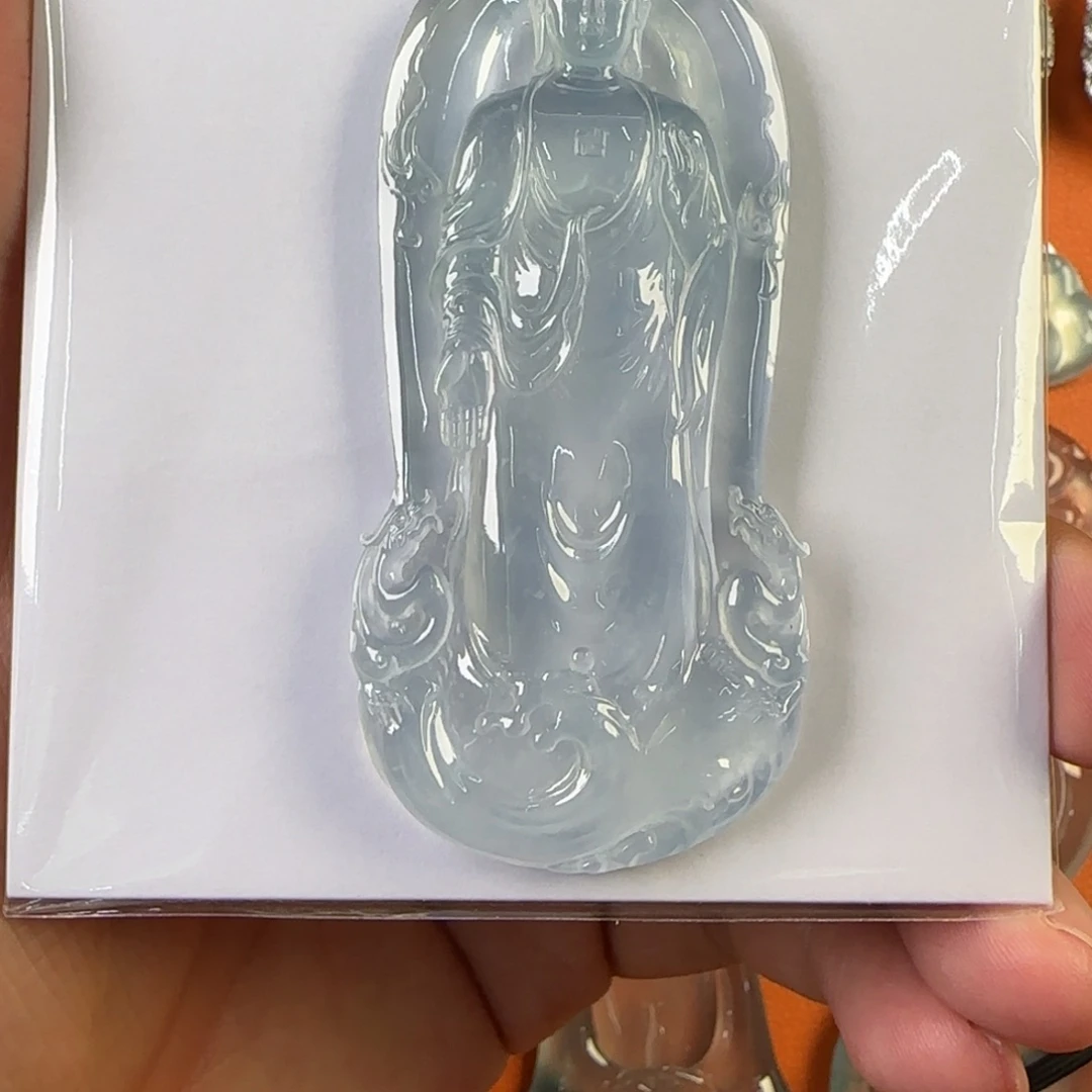 翡翠未镶嵌颈饰天然