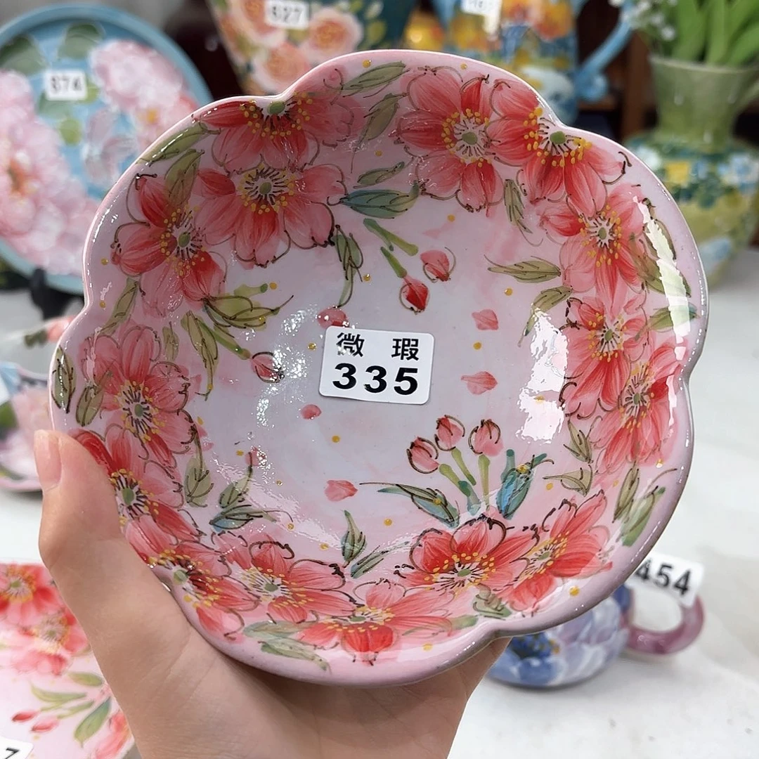 小****景德镇手绘高温釉下彩陶瓷茶具