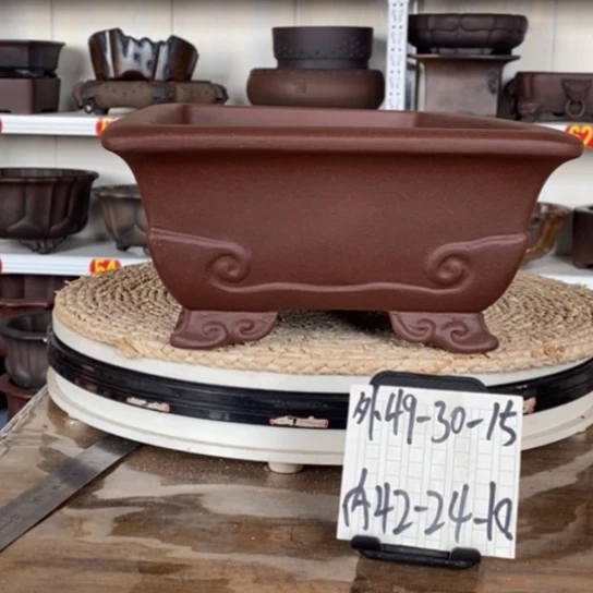 紫砂花盆宜兴紫砂花盆产地直销