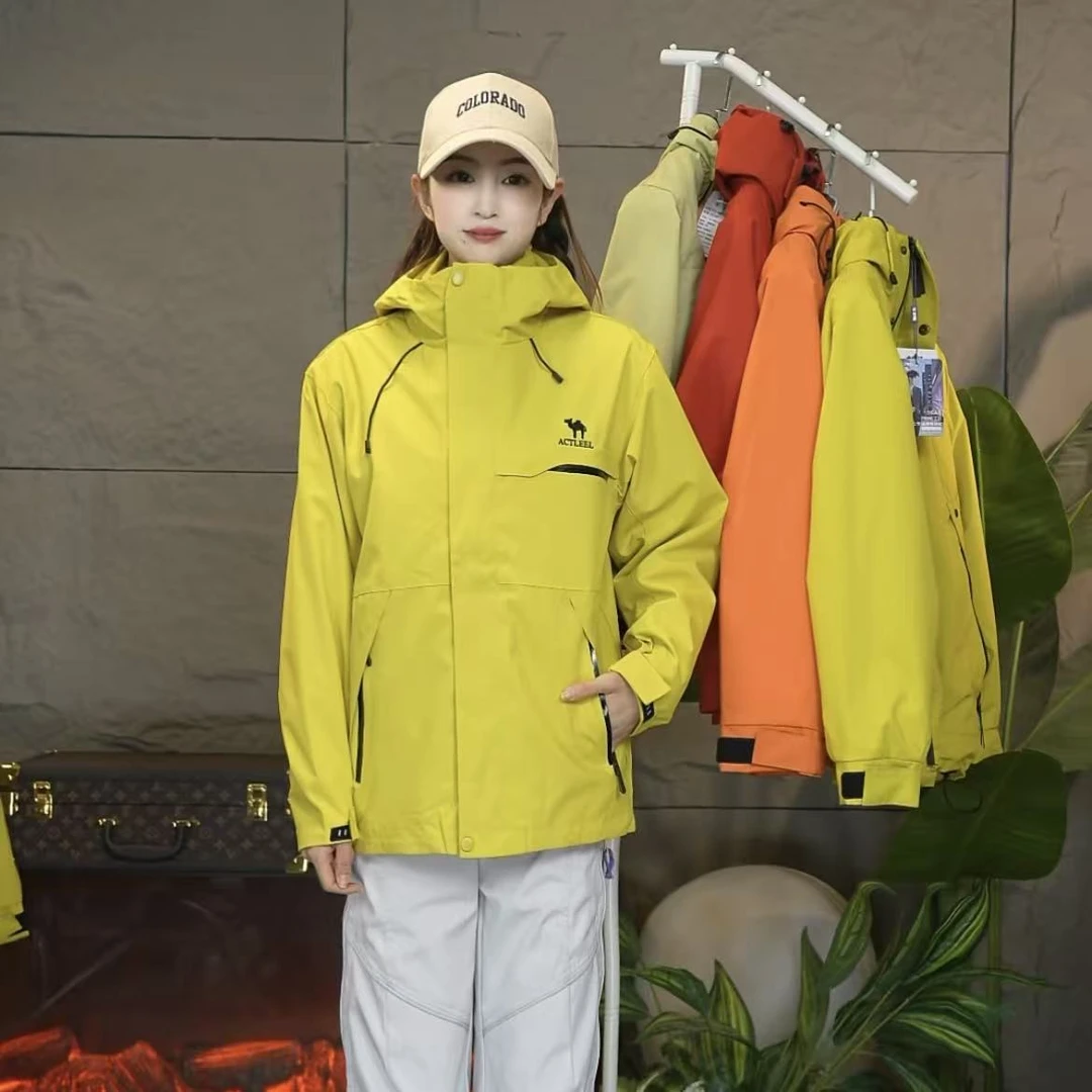 【户外流光】9236美洲户外男女同款三合一冲锋衣情侣一衣三穿外套
