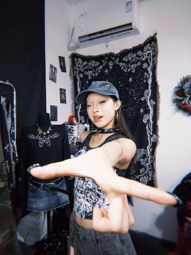 粥粥辣妹上衣裤子四号链接