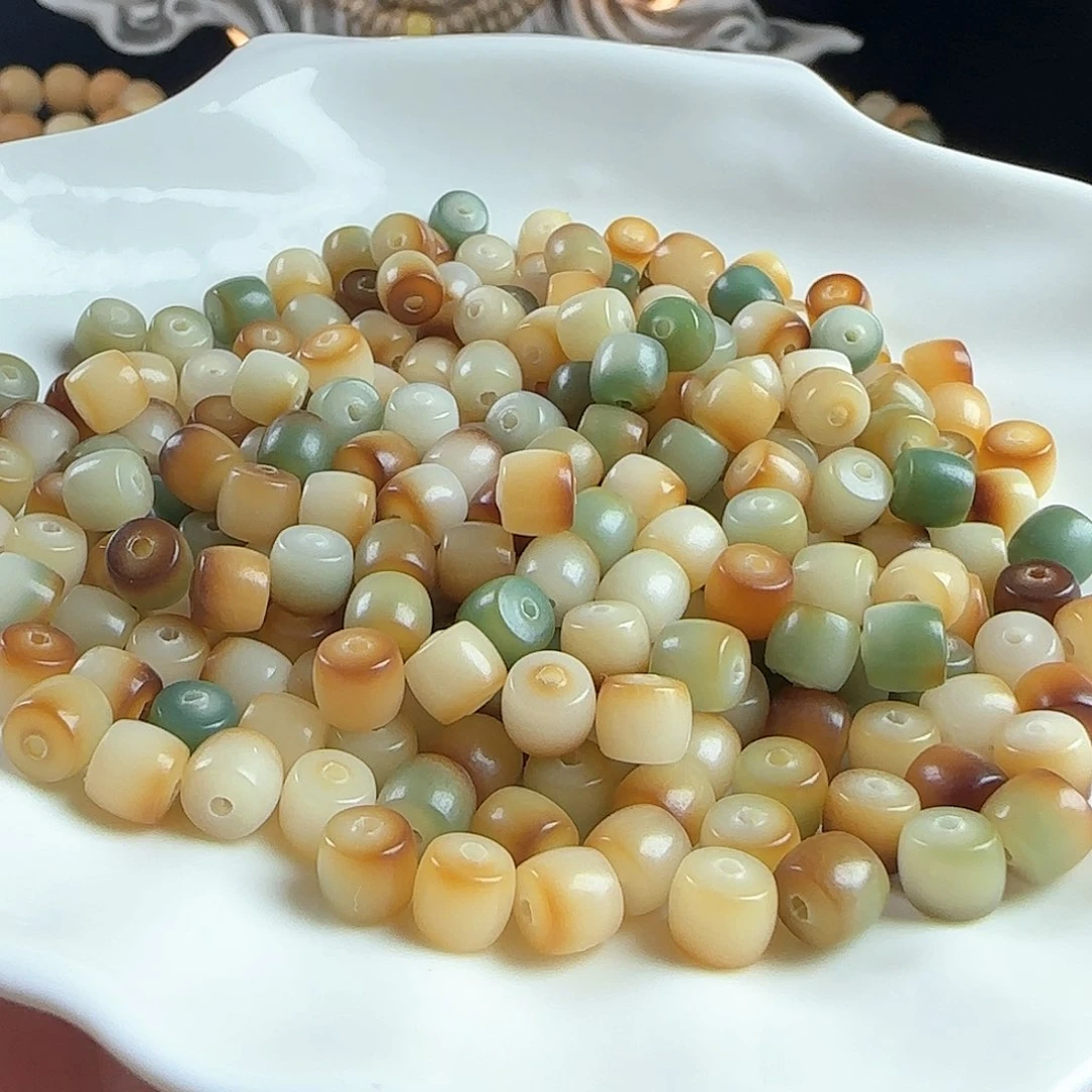 菩提根/象牙果手串卡6×7浅敦煌直切100卡牌➕20备珠