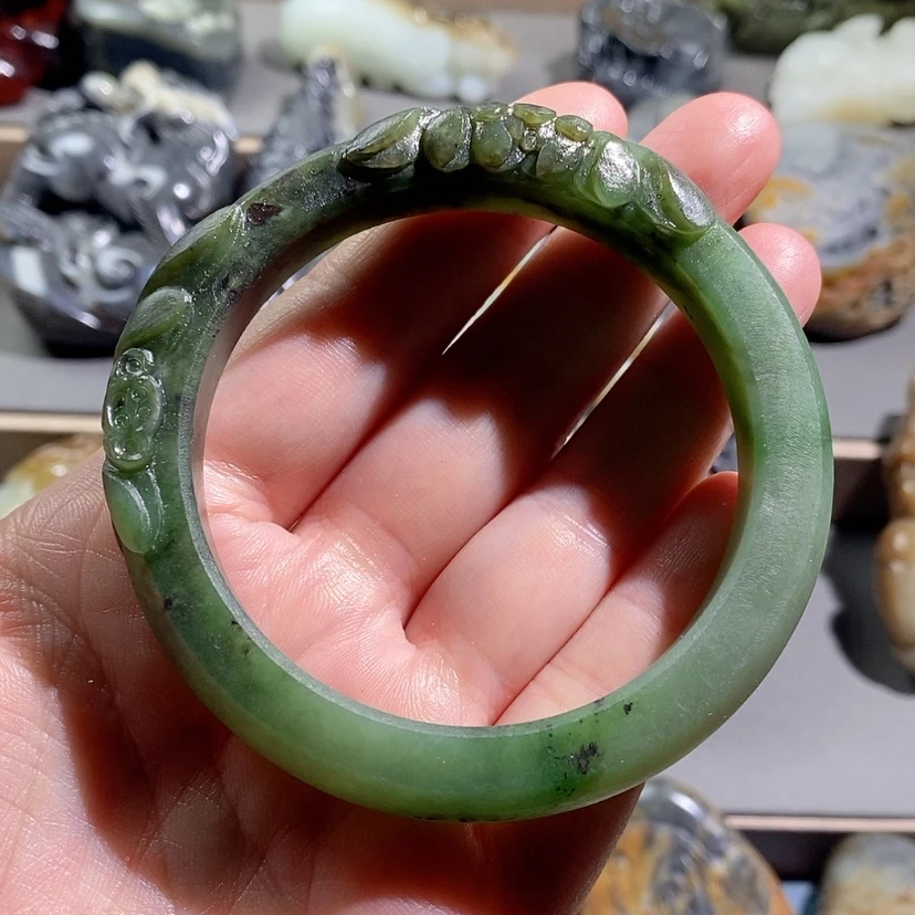 【闪购商品】和田玉未镶嵌把件静**?定制