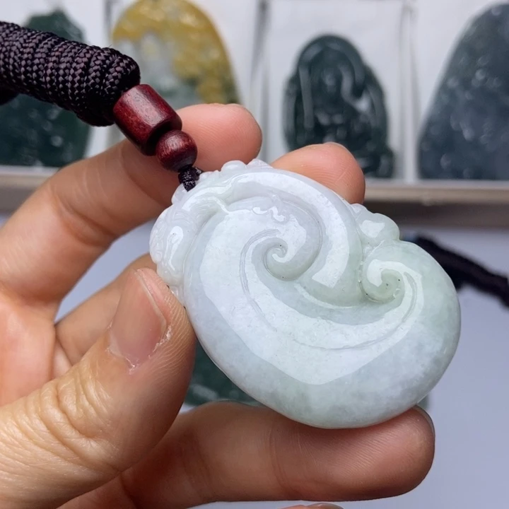 翡翠未镶嵌挂件翡翠