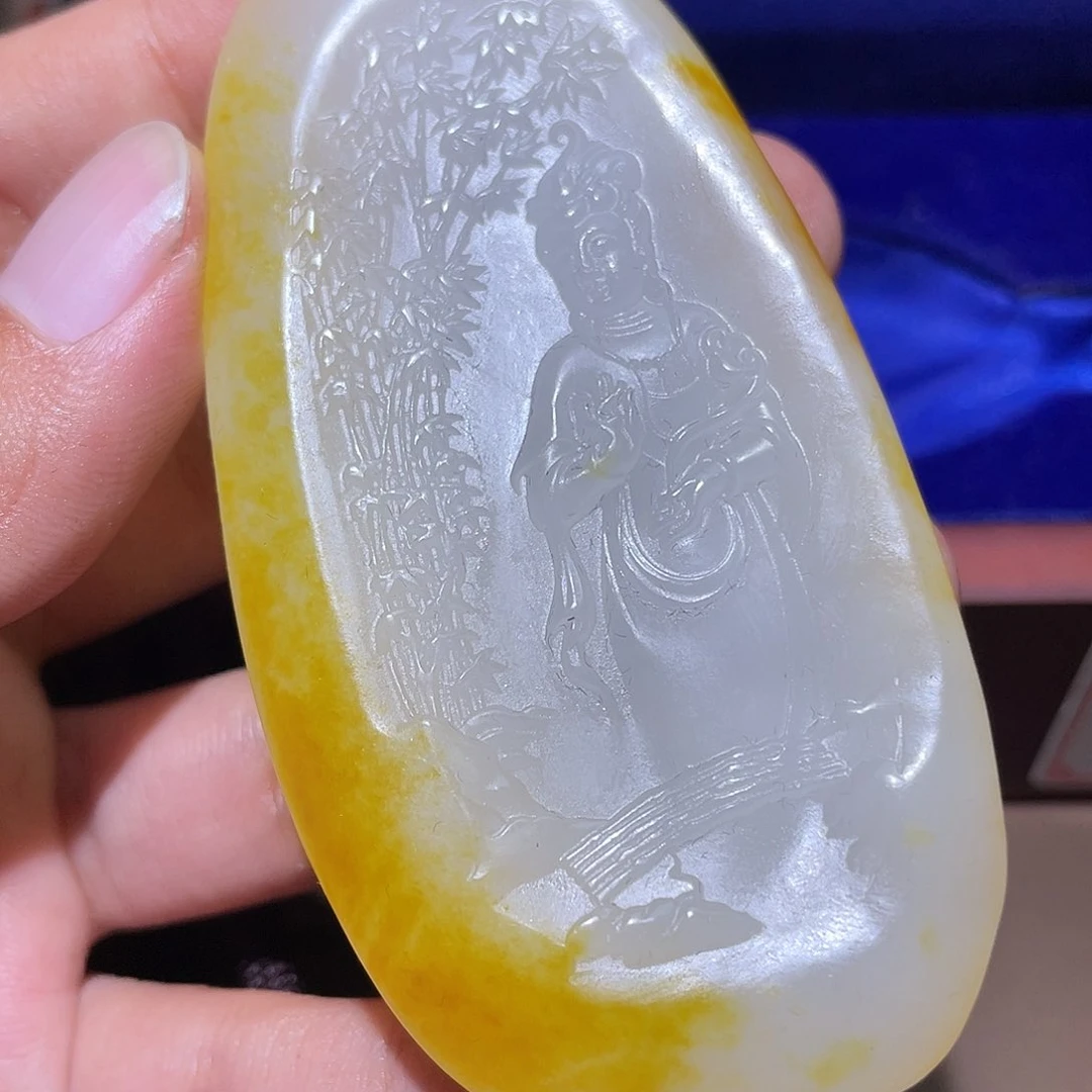和田玉颈饰未镶嵌Y