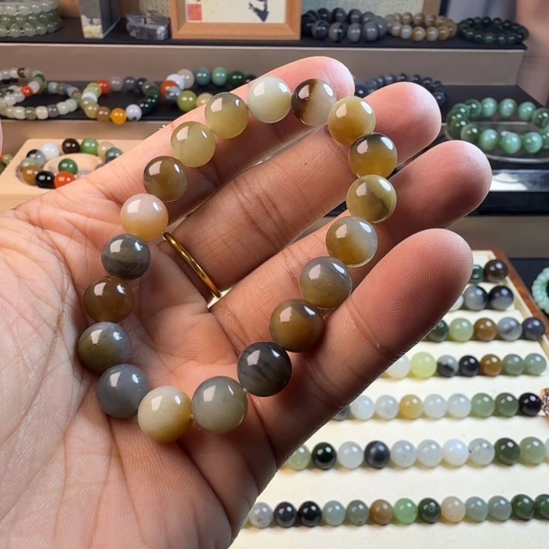 和田玉未镶嵌手串