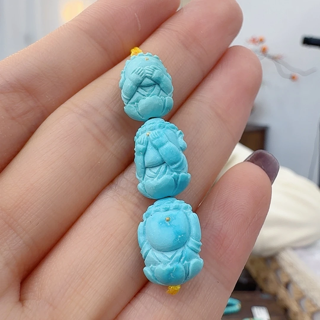 绿松石未镶嵌珠宝半成品