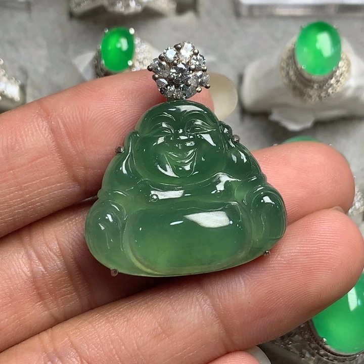 未镶嵌戒指翡翠天然翡翠吊坠