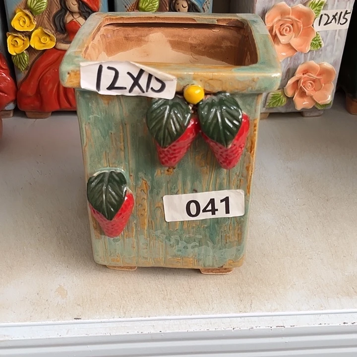粗陶材质多肉花盆