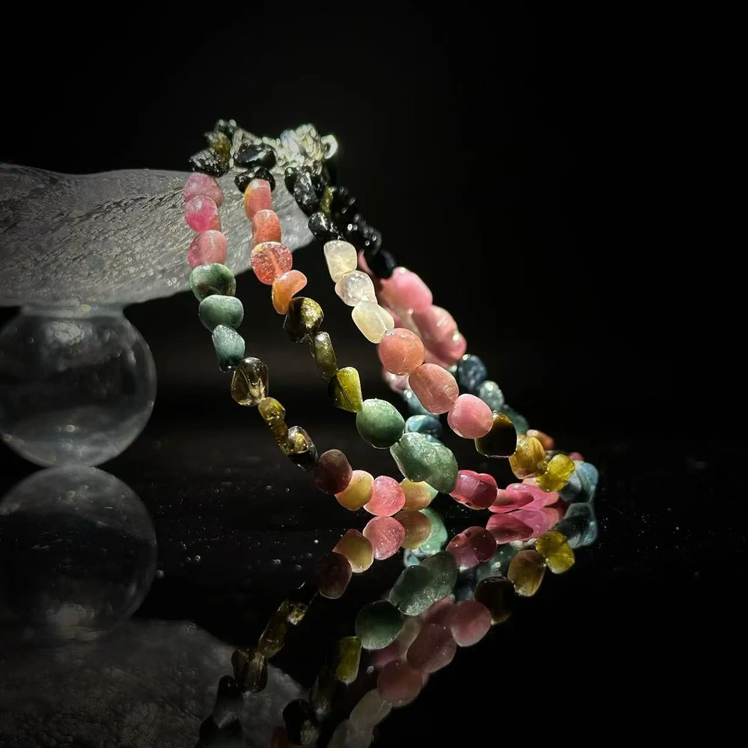 【缪老师严选】YY4036 诸事顺遂/逢事“碧玺”手链 多样性发其一