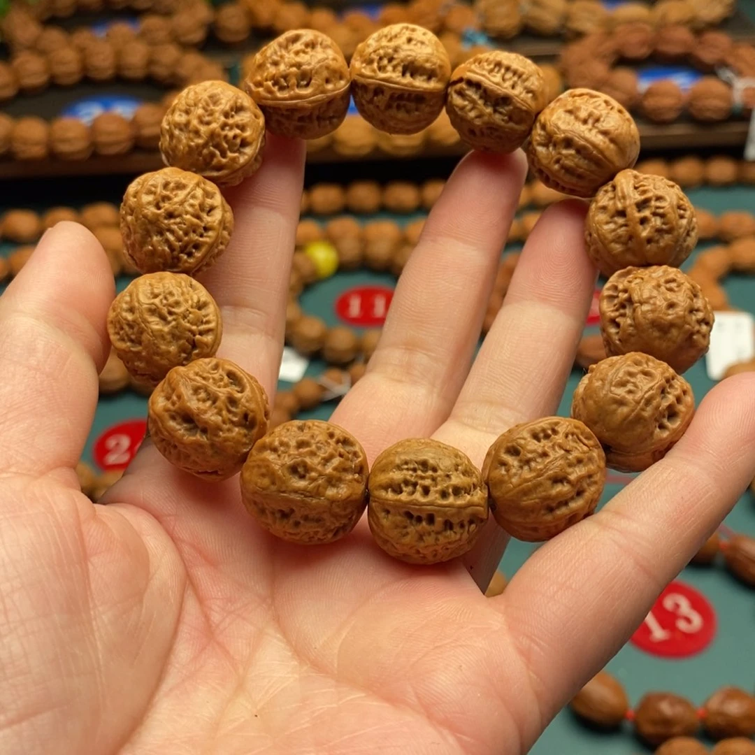 文玩核桃手串18尺寸龙脊