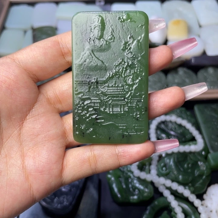 颈饰未镶嵌和田玉