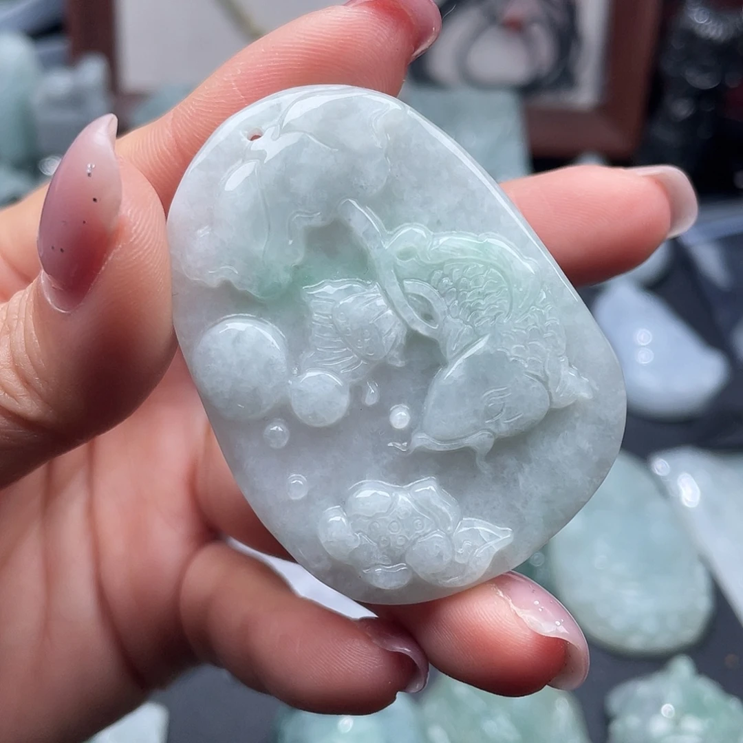 翡翠未镶嵌颈饰翡翠