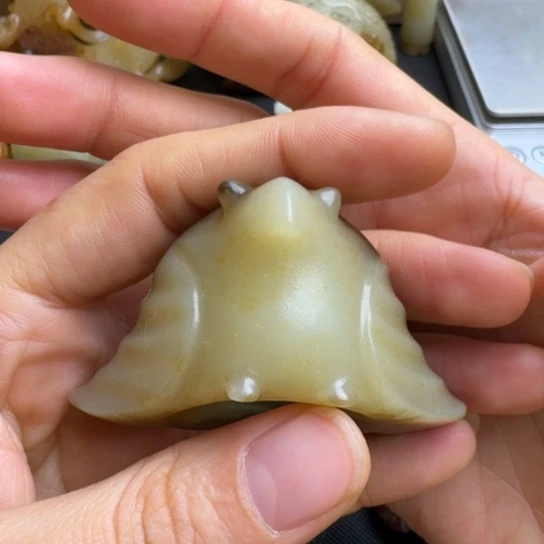 和田玉挂件未镶嵌宝****3