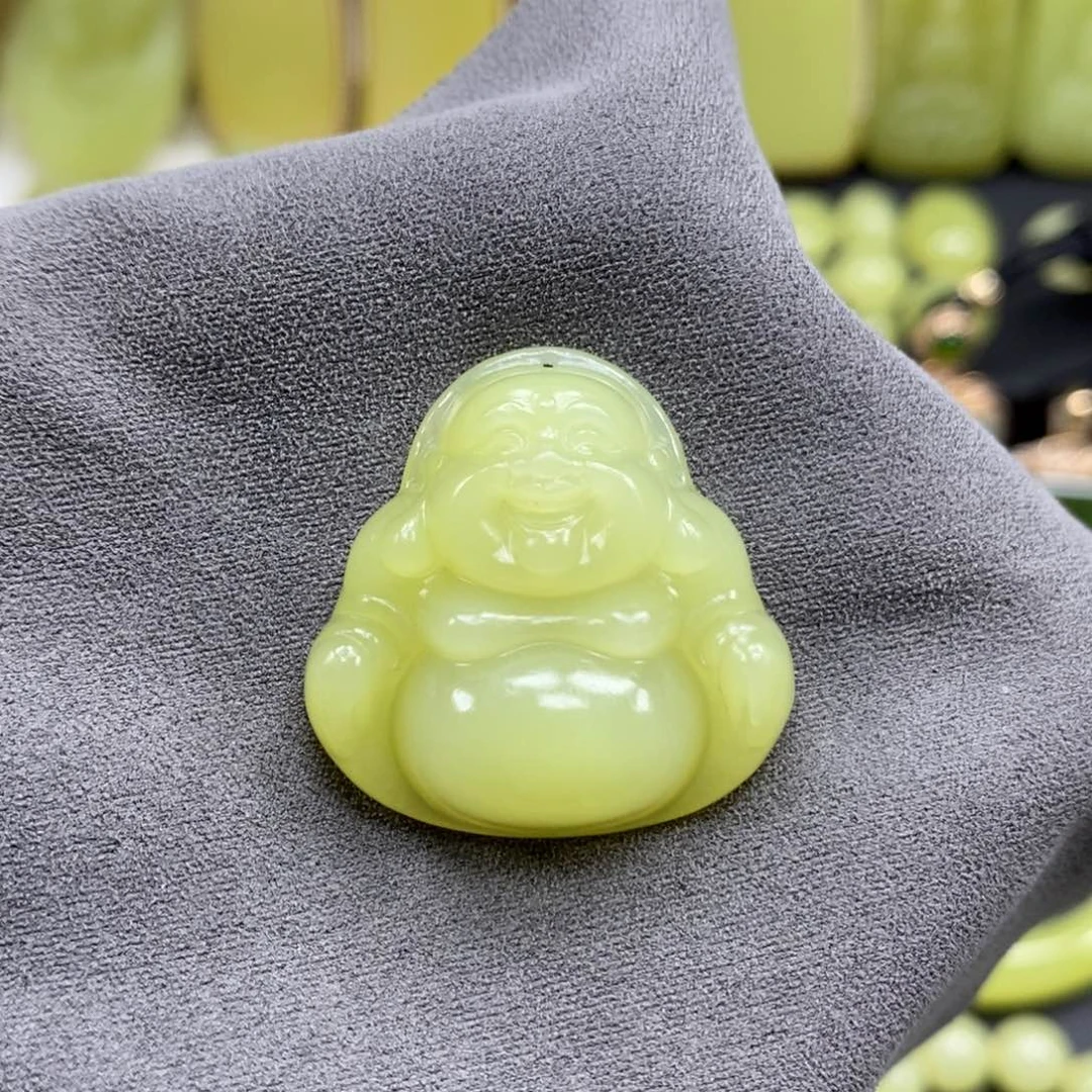 香****颈饰未镶嵌和田玉（黄玉）