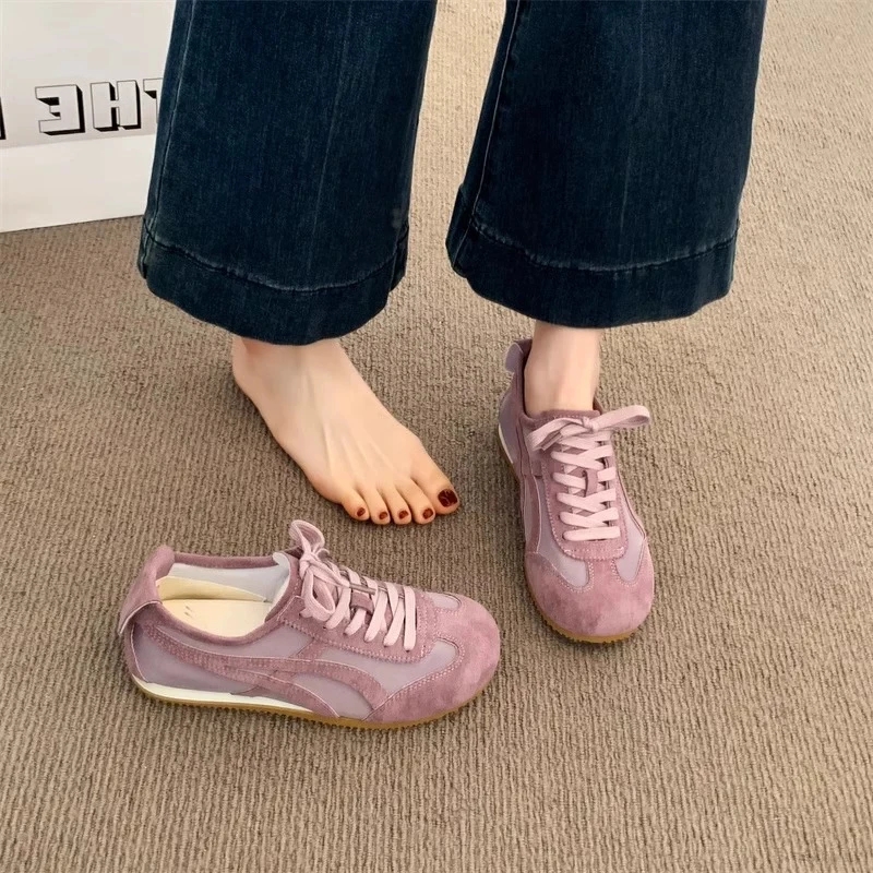 英国正品黄色德训鞋女春夏季2025新款超火薄款运动休闲阿甘鞋板鞋